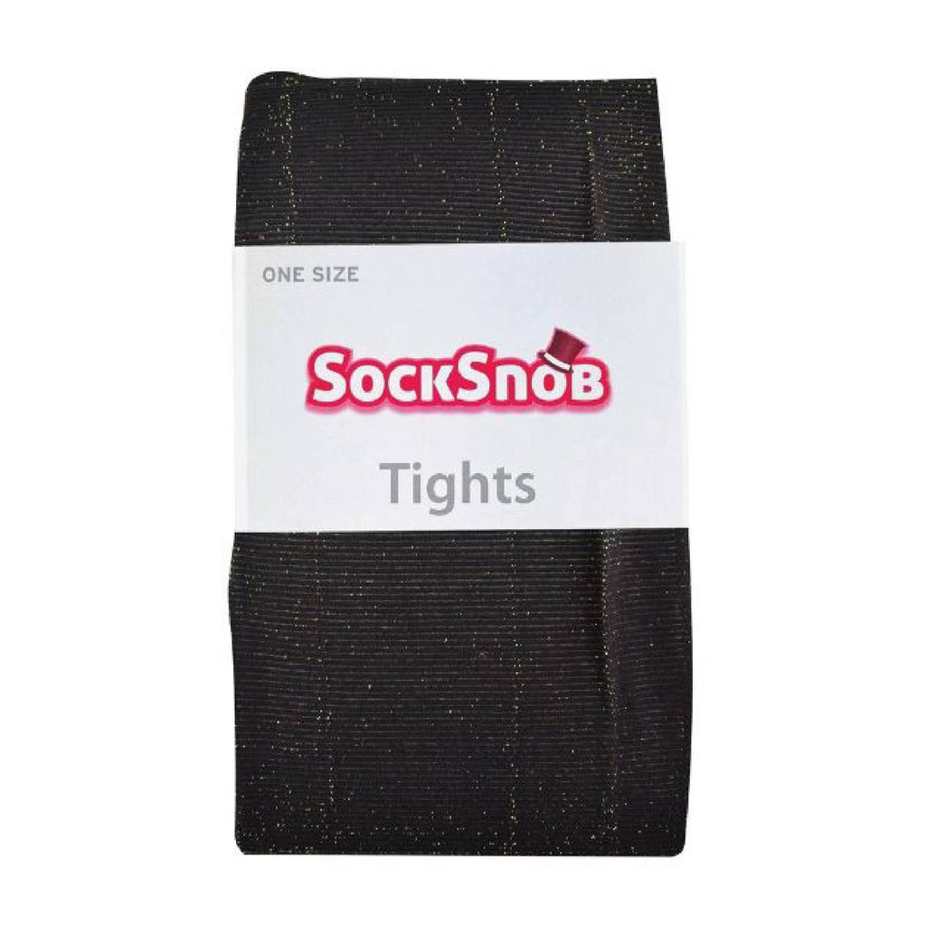 1 Pack Ladies Shiny Tights with Chevron Pattern