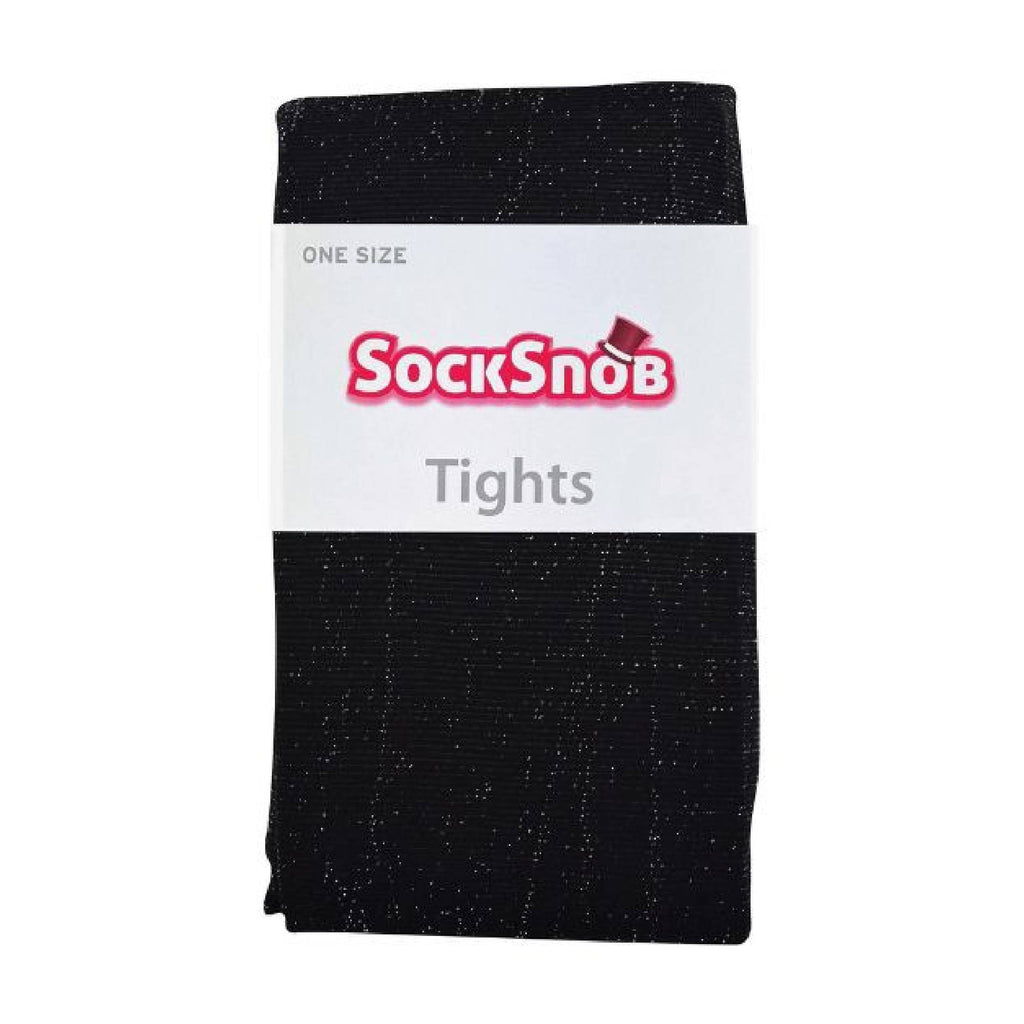 1 Pack Ladies Shiny Tights with Chevron Pattern
