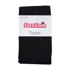 1 Pack Ladies Shiny Tights with Chevron Pattern
