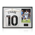 Callum O'Hare Signed Sheffield United Away Shirt Classic Frame