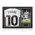 Callum O'Hare Signed Sheffield United Away Shirt Classic Frame