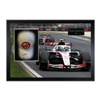 Oliver Bearman Signed Haas F1 Cap Iconic Frame (ACG Cert)