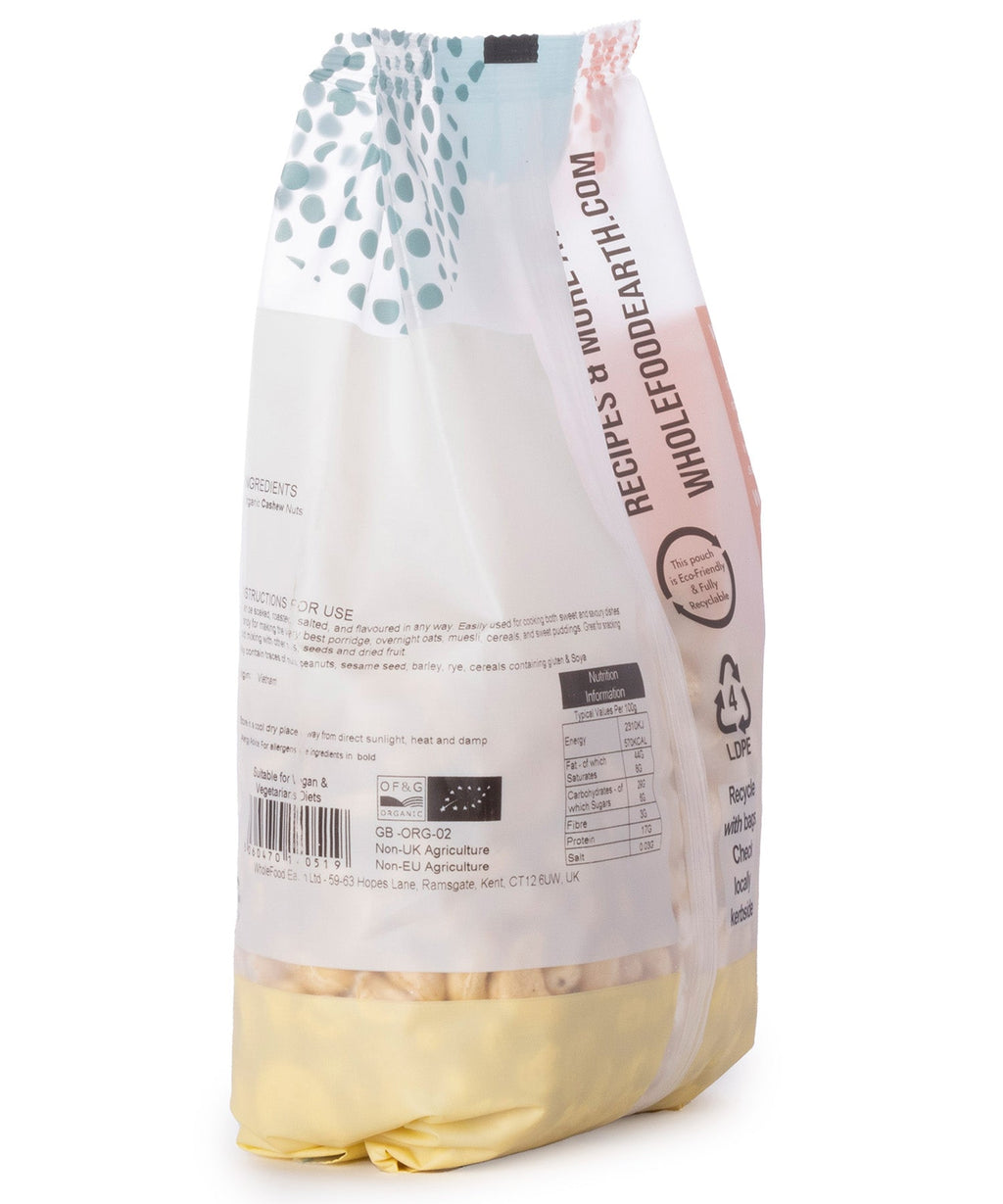 Organic Cashew Nuts Whole