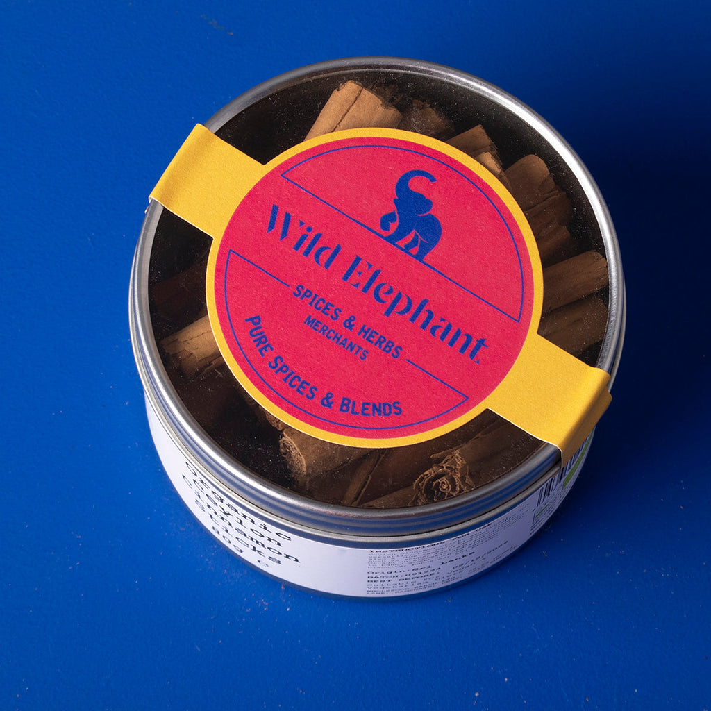 Organic Ceylon Cinnamon Sticks - Wild Elephant - 80g