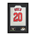 Michael Owen Signed England 98' Shirt Premium Frame