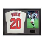 Michael Owen Signed England 98' Shirt Classic Frame