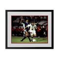 Michael Owen Signed England 16x12 Image Deluxe Mount Frame