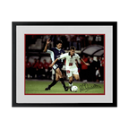 Michael Owen Signed England 16x12 Image Deluxe Mount Frame