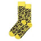 Bright Leopard Design Novelty Patterned Socks for Men and Women