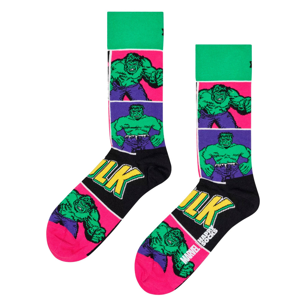 Mens Marvel The Hulk Novelty Socks | Gift Idea
