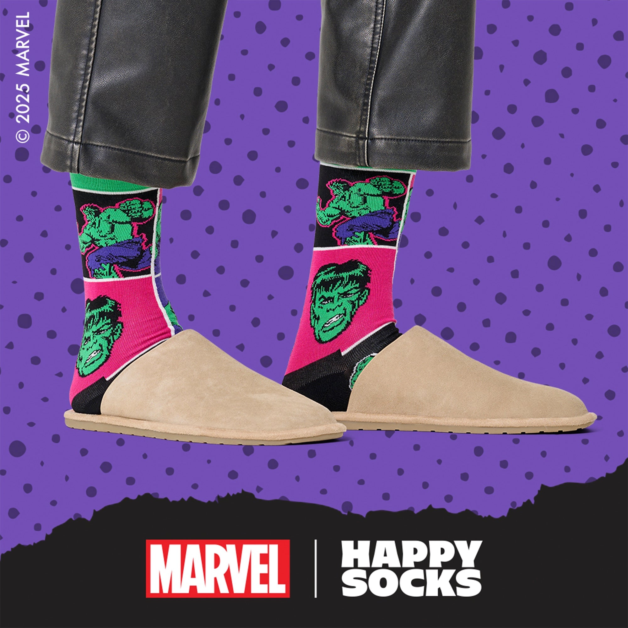 Mens Marvel The Hulk Novelty Socks | Gift Idea