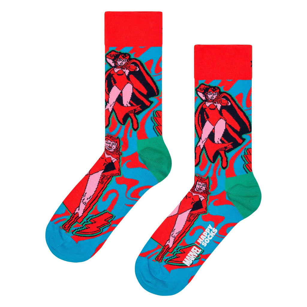 Mens Marvel Scarlet Witch Novelty Socks | Gift Idea