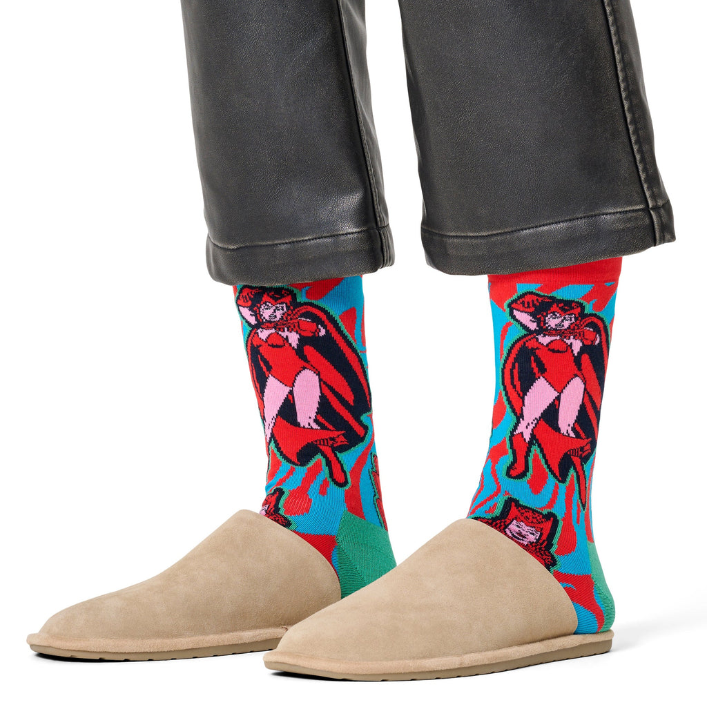 Mens Marvel Scarlet Witch Novelty Socks | Gift Idea