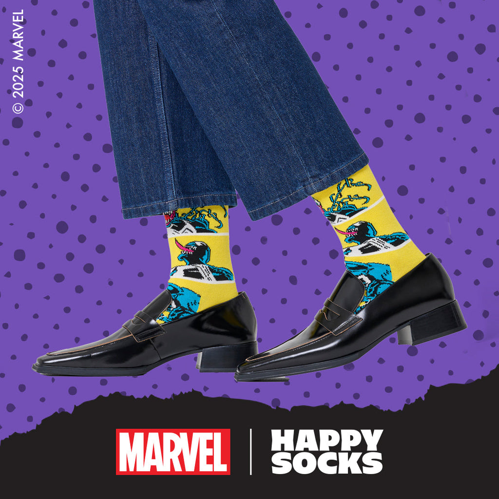 Mens Marvel Symbiote Novelty Socks | Gift Idea