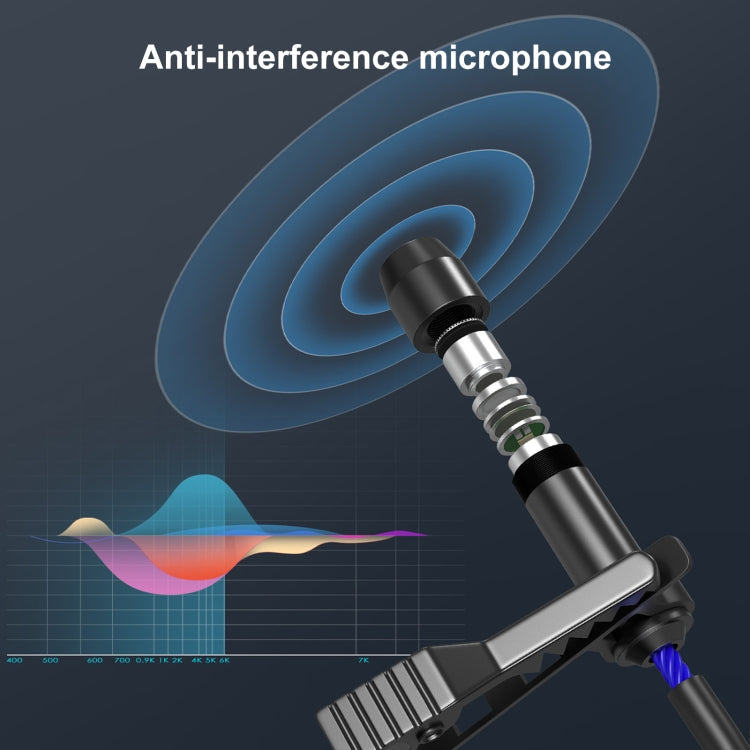 Yanmai BT8 Bluetooth Wireless Microphone (Black)