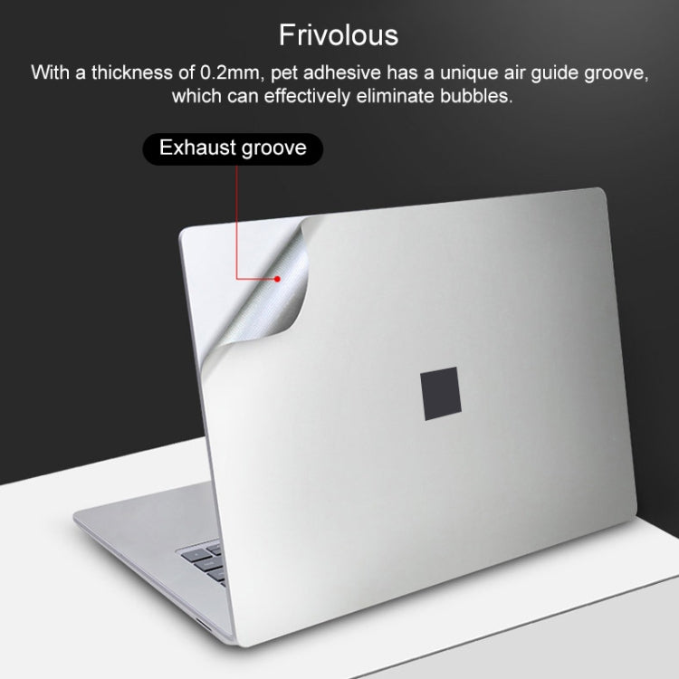 4 in 1 Notebook Shell Protective Film Sticker Set for Microsoft Surface Laptop 3 13.5 inch, For Surface Laptop 3 13.5 inch