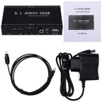 NK-A6L 5.1 Audio Gear Digital Sound Decoder, EU Plug