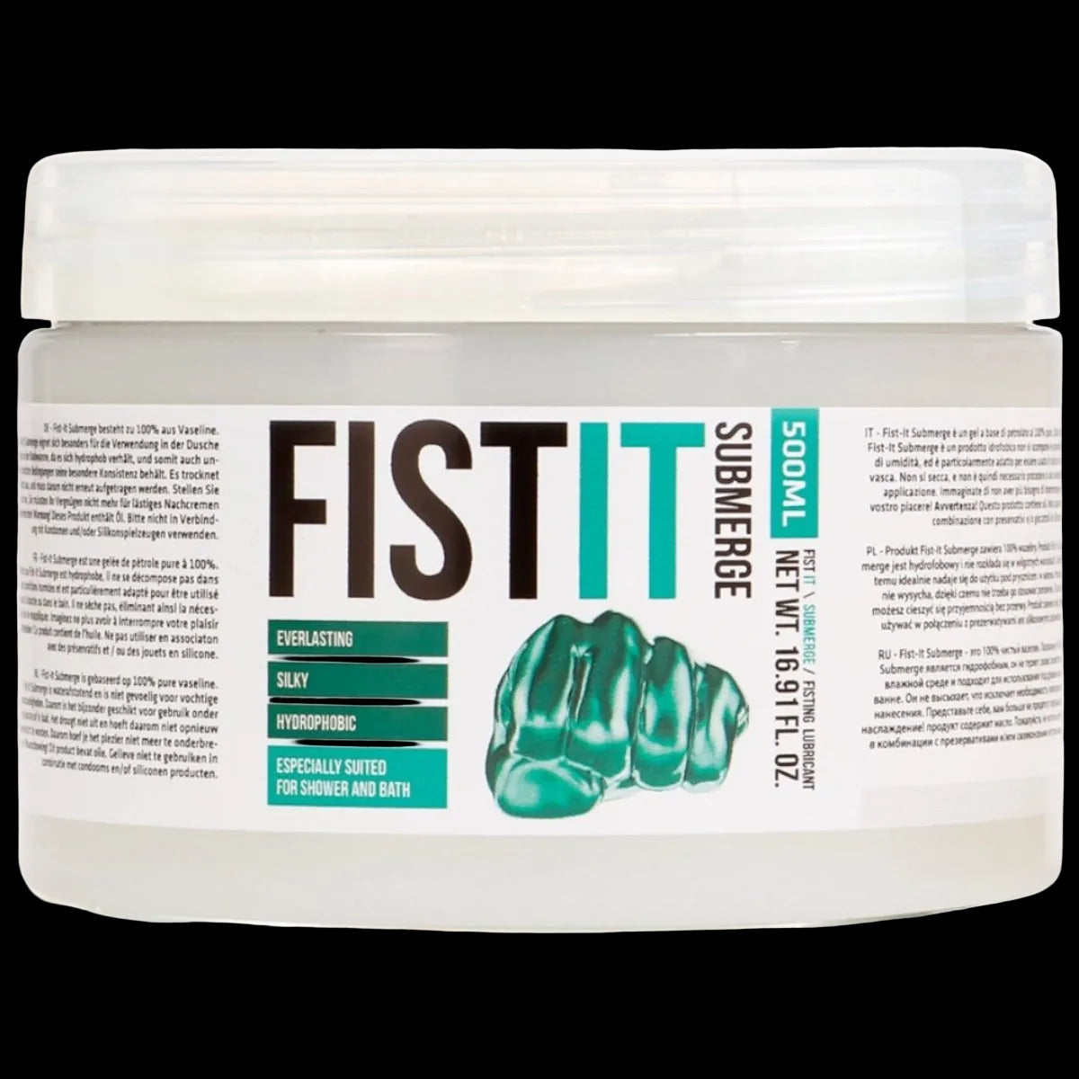 Fist It Submerge Petroleum Jelly Lube 500ml
