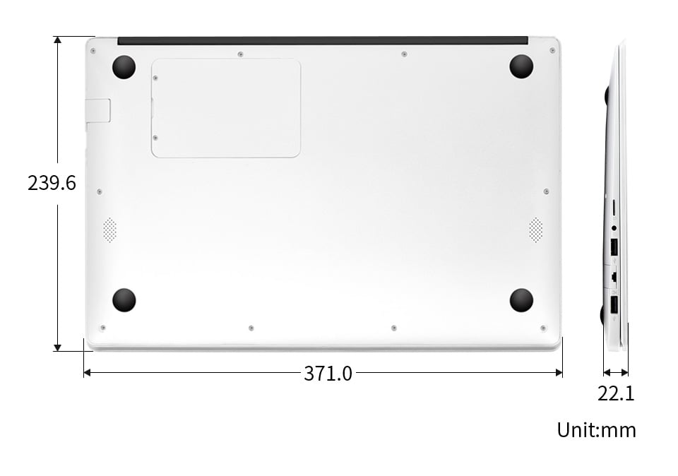 Pi Laptop 15.6inch Slim Laptop Based on Raspberry Pi Compute Module