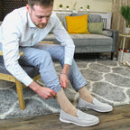 Mens Plain Coloured Cotton Rich Ribbed Dress Socks