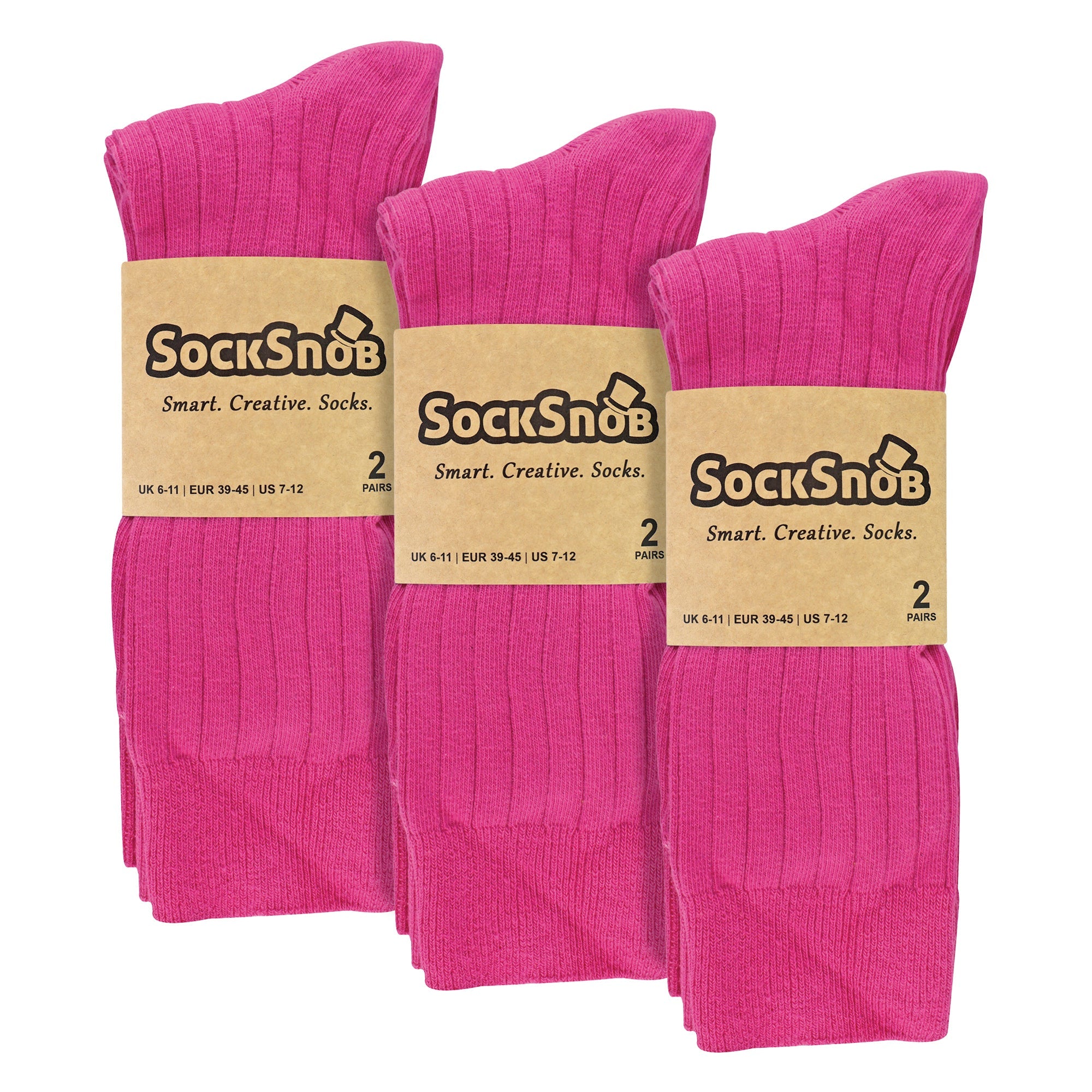 Mens Plain Coloured Cotton Rich Ribbed Dress Socks