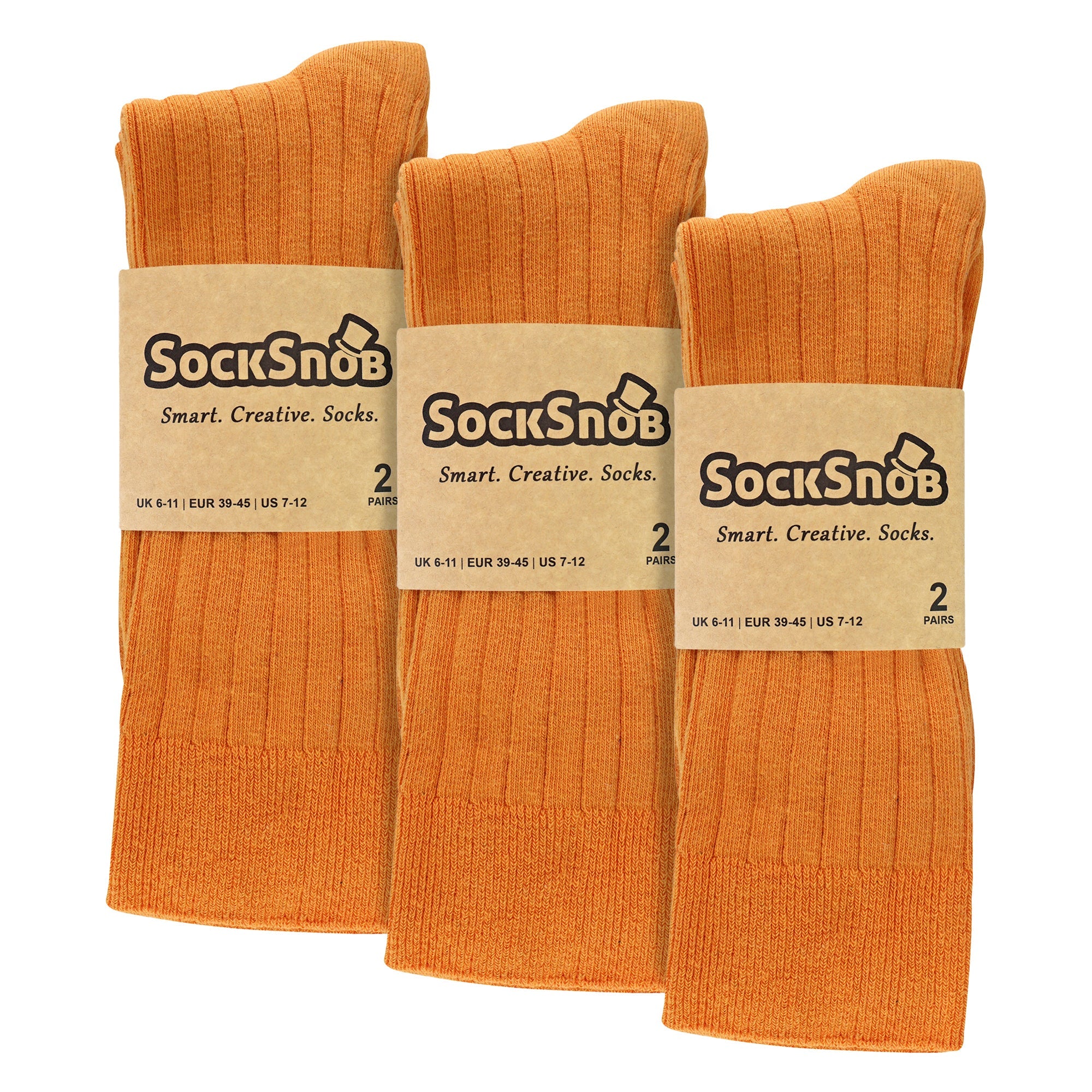 Mens Plain Coloured Cotton Rich Ribbed Dress Socks