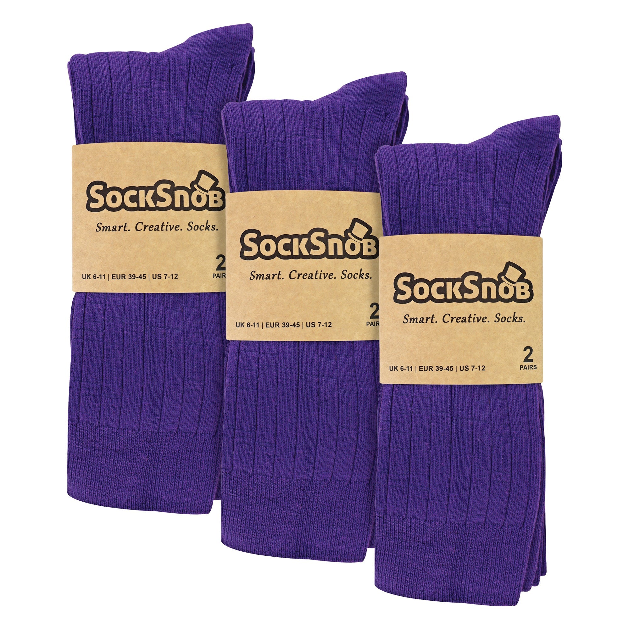 Mens Plain Coloured Cotton Rich Ribbed Dress Socks