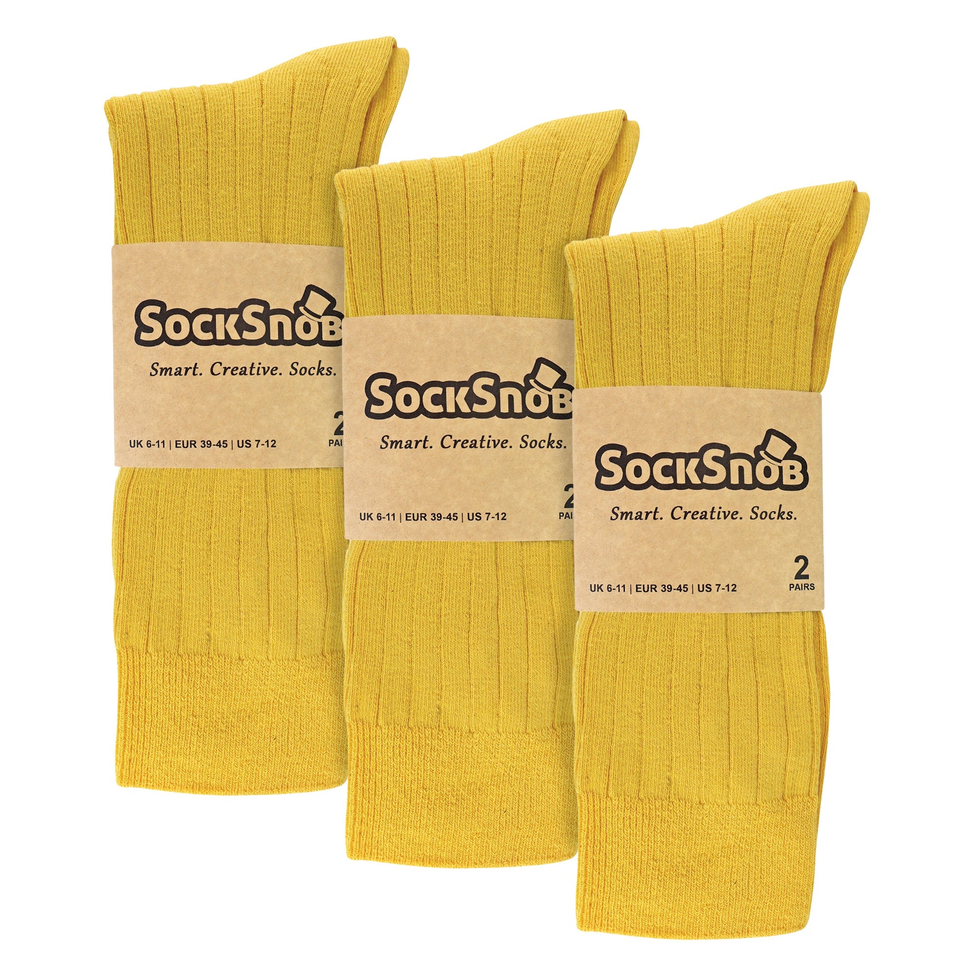 Mens Plain Coloured Cotton Rich Ribbed Dress Socks