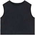 Bio-Cropped-Tanktop mit Washed-Out-Effekt für Damen