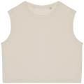 Organic Faded Cropped Tank Top: Womens