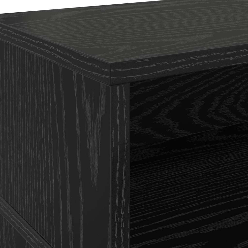Modern Wooden Home Office Gaming Corner Computer Desk With LED Lights Storage