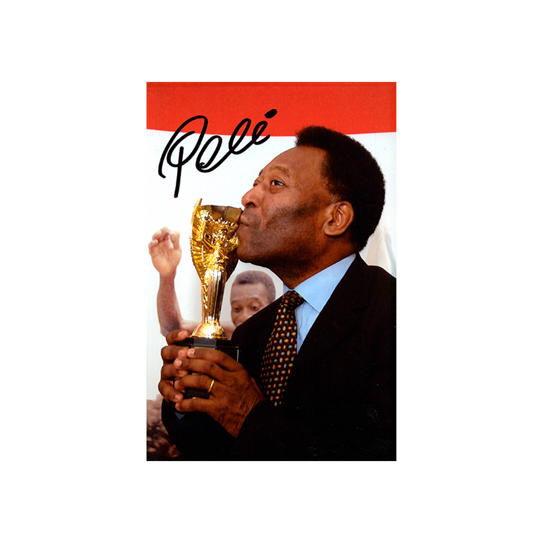 Pele Signed Image