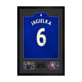 Phil Jagielka Signed Everton Shirt Premium Frame
