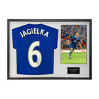 Phil Jagielka Signed Everton Shirt Classic Frame