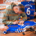 Phil Jagielka Signed Everton Shirt Classic Frame