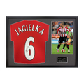 Phil Jagielka Signed Sheffield United Shirt Classic Frame