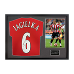 Phil Jagielka Signed Sheffield United Shirt Classic Frame