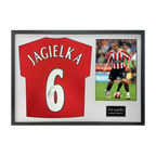 Phil Jagielka Signed Sheffield United Shirt Classic Frame