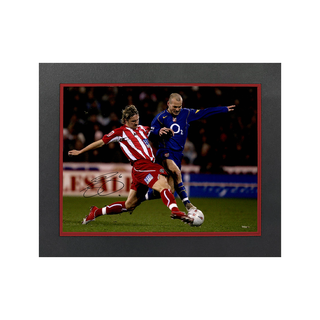 Phil Jagielka Signed Sheffield United 16x12 Image Deluxe Mount