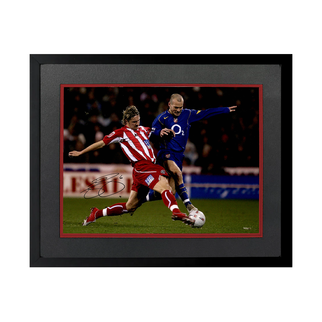 Phil Jagielka Signed Sheffield United 16x12 Image Deluxe Mount Frame