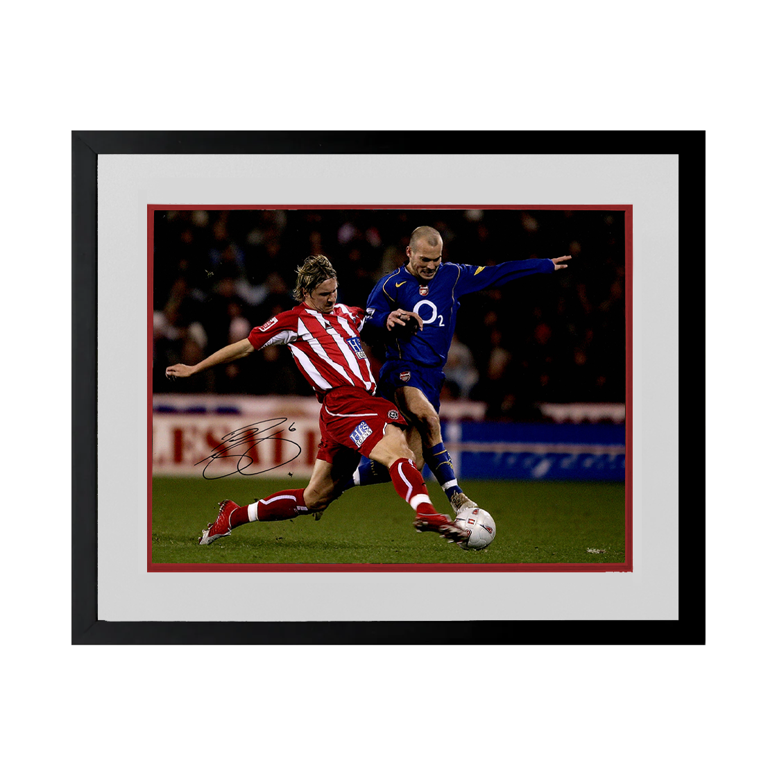 Phil Jagielka Signed Sheffield United 16x12 Image Deluxe Mount Frame