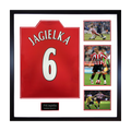 Phil Jagielka Signed Sheffield United Shirt Elite Frame