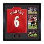 Phil Jagielka Signed Sheffield United Shirt Elite Frame