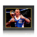 Phil Taylor Signed Image Deluxe Mount