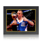 Phil Taylor Signed Image Deluxe Mount
