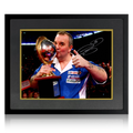 Phil Taylor Signed Image Deluxe Mount Frame