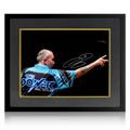 Phil Taylor Signed Image Deluxe Mount Frame