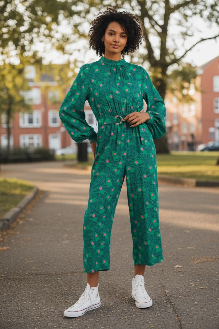 Louche Gayane Bauhaus Abstract Jumpsuit