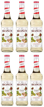 6 x Monin Pistachio Syrup 70Cl