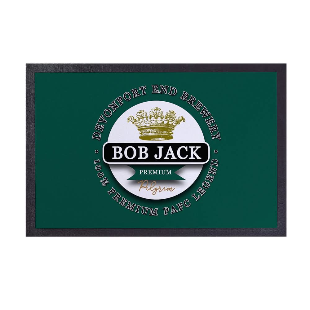 Plymouth Jack - Football Legends - Door Mat - 60cm X 40cm